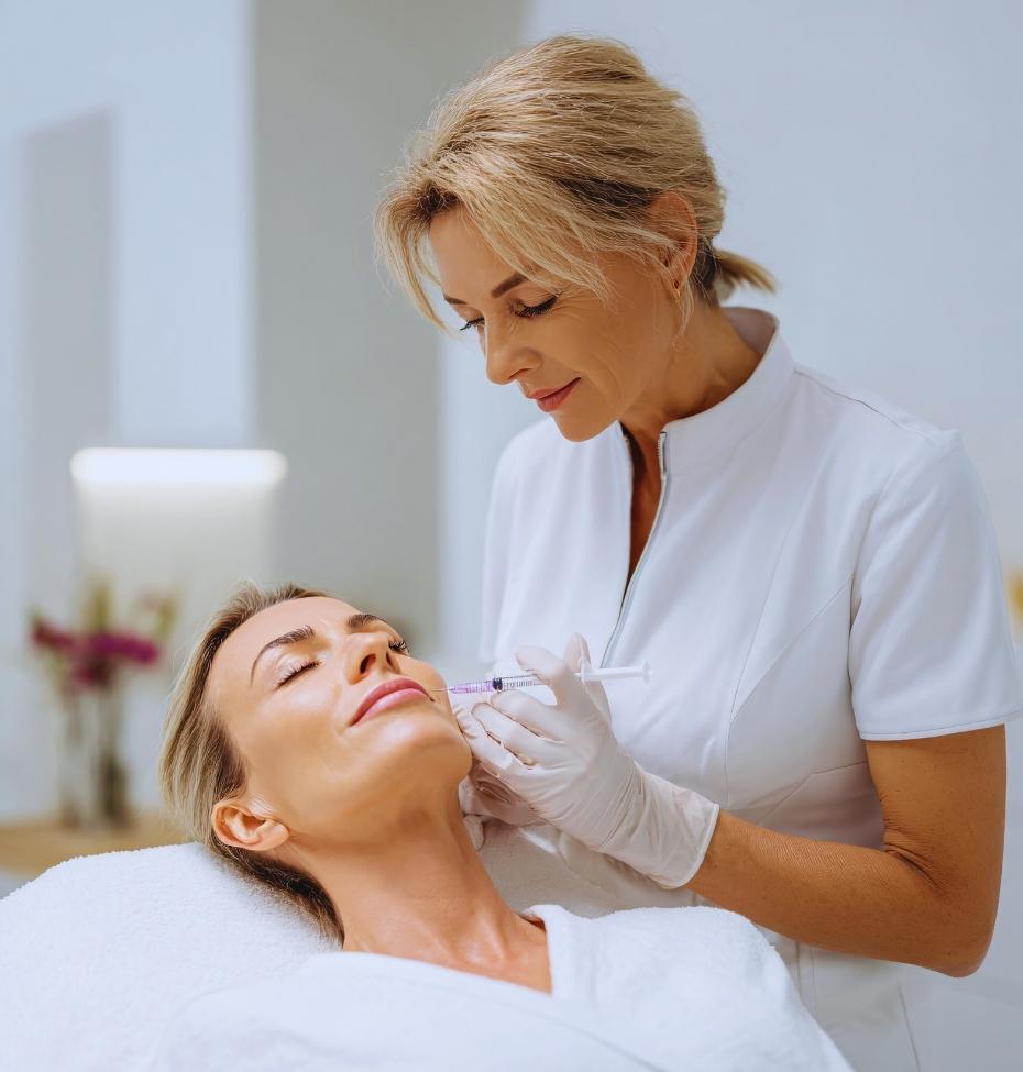 Aplicação dermatológica de toxina muscular
